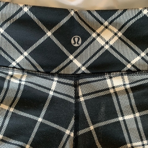 Lululemon Wunder Under Pant Varsity Plaid - Picture 6 of 7